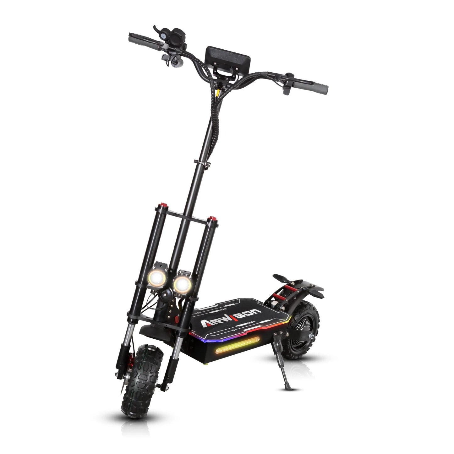 Arwibon Q12 PRO EU US UK Warehouse Adult Electric Scooter High Speed 80 Km/H 11 Inch 3000W Dual Motor 60V 38Ah Folding Electric