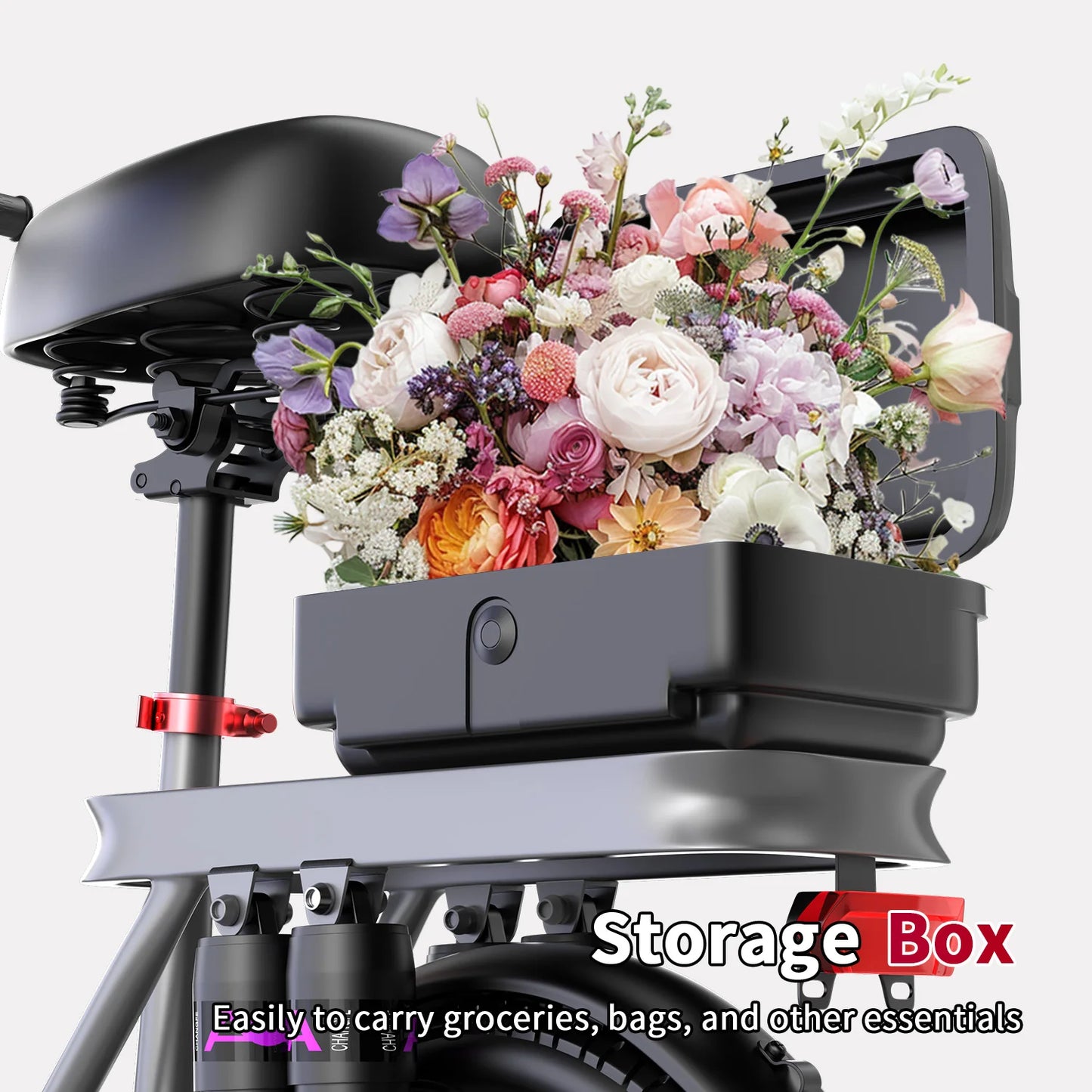 Electric Scooter for Adults, 700W Peak Motor, 48V 15Ah Battery,300Lbs Max Load,Foldable Commuting Motor Scooter Adjustable Seat