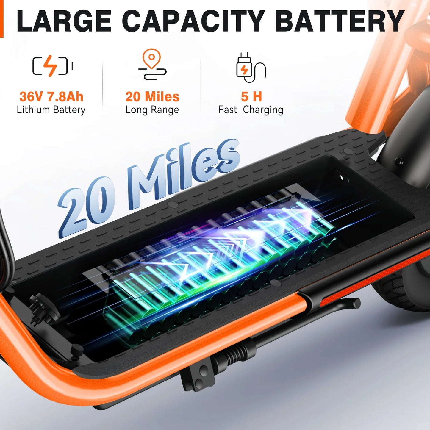 SISIGAD Electric Scooter for Adults with Seat, 30 Miles Long Range & 16 Mph Power by 500W Motor, 12" Pneumatic Tire & Height Adjustable Seat