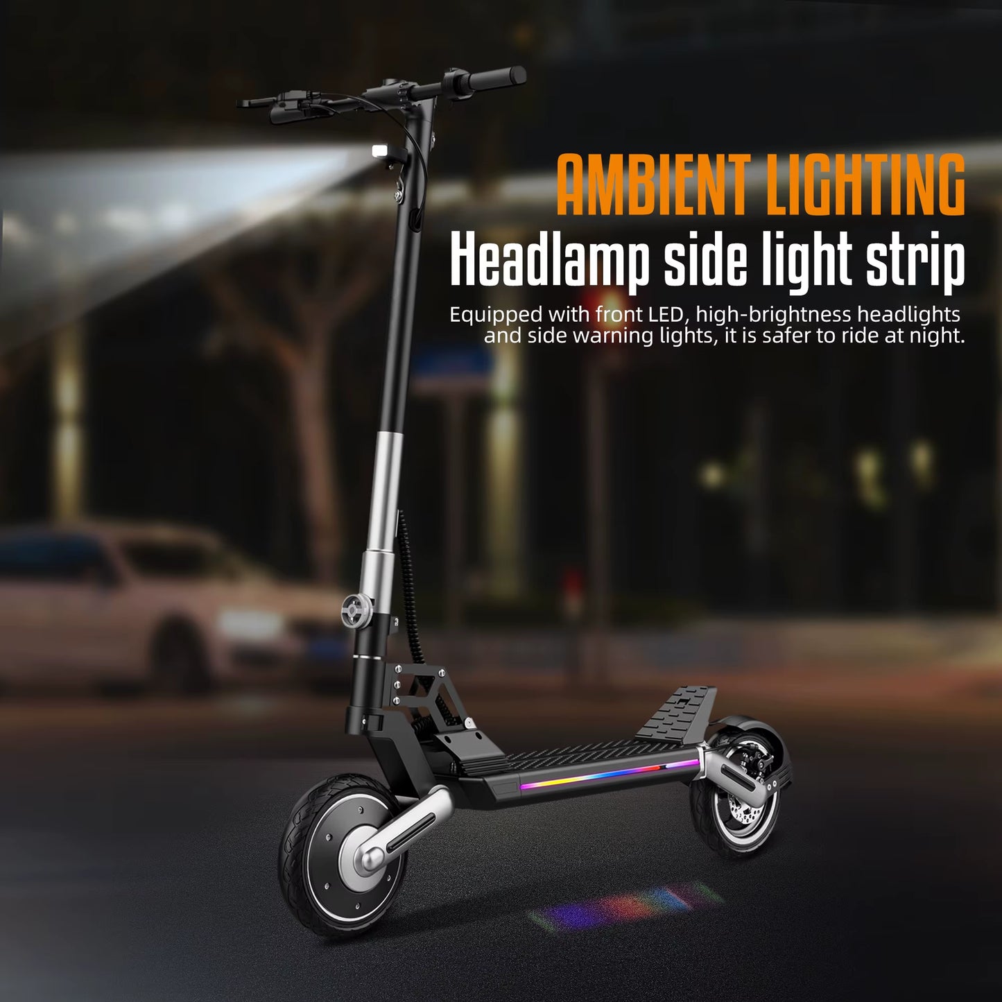 Foldable Electric Scooter ,48V 800W Motor E-Scooter,Range 25 Miles,20 Mph, Load 330Lbs Electric Scooter for Heavy Adults