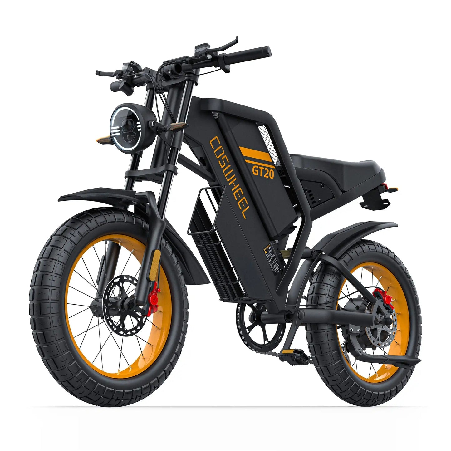 Coswheel GT20 Electric Motorcycle Mountain Bike for Adults 20 Inch 1000W 48V Electric Bike Adult Motorcycle Fenders Are Present
