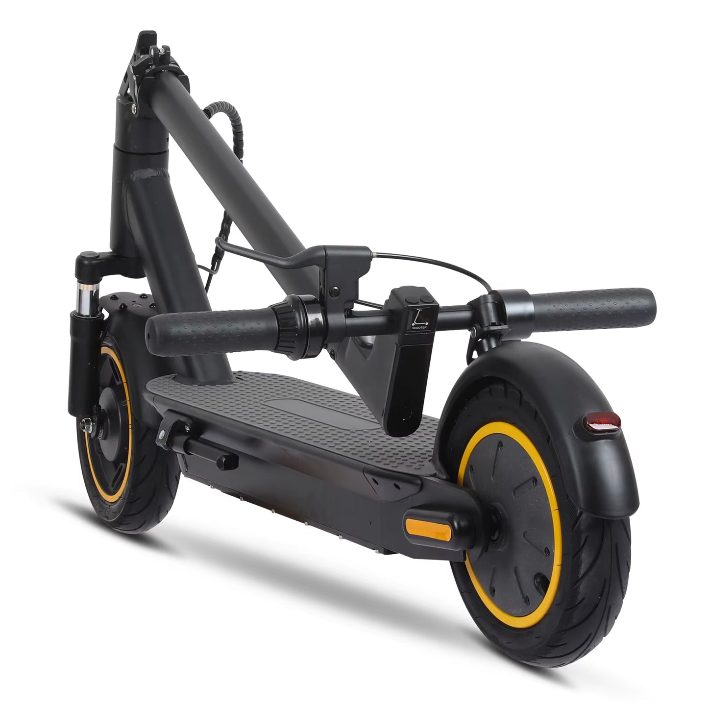 500W Adult Electric Scooter with Shock Absorbers,36V 15Ah Battery,Load 330Lbs,App Support E-Scooter,Folding Commuter Scooter