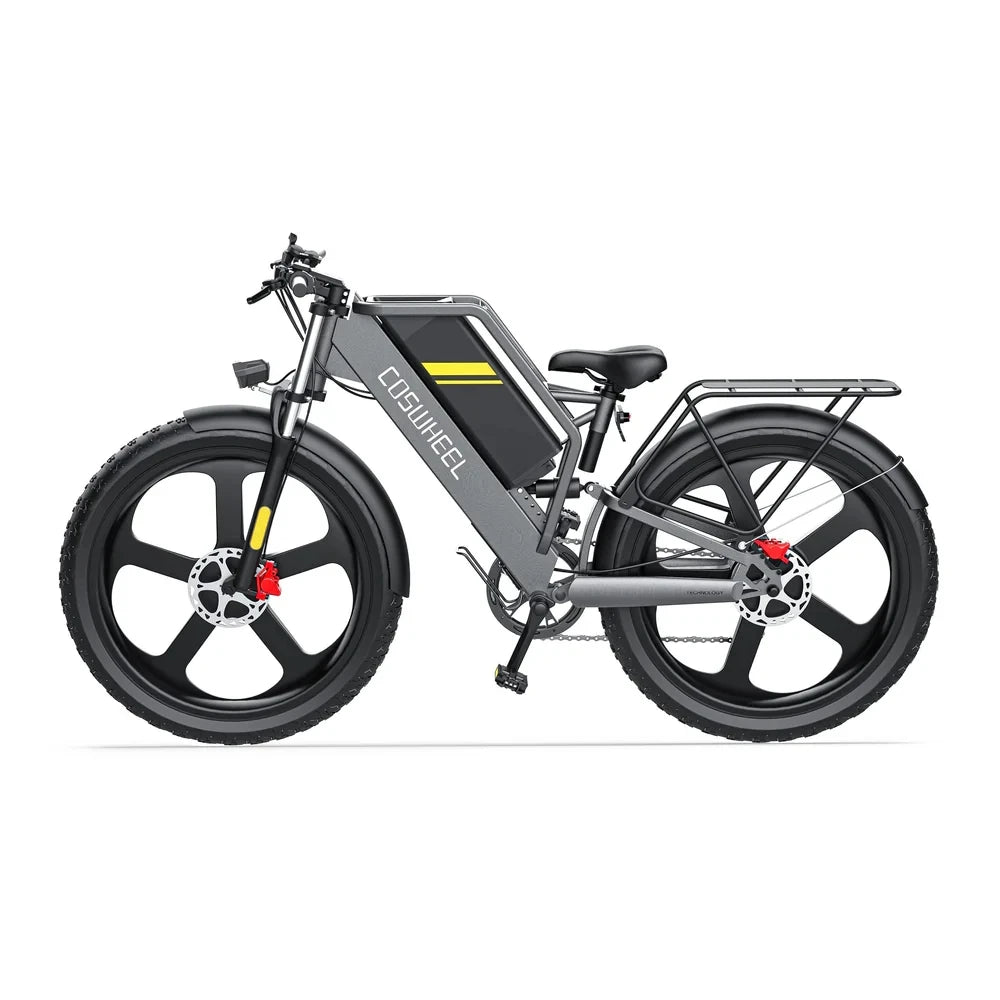 Coswheel Electric Bike for Adult T26 26Inch 1500W Mountain Bike Electric Motorcycle 48V 25Ah Removable Battery off Road Ebike