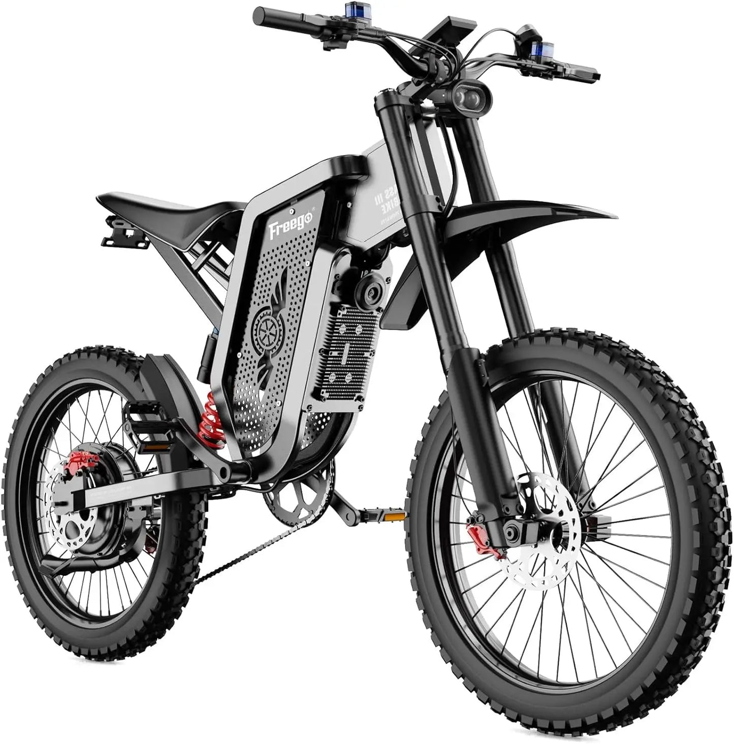 Ebike Freego X2 Electric Motorcycles Brushless Gearless Motors 6000W 60V/30Ah Lithium Battery 50MPH Adult off Road MTB Ebike