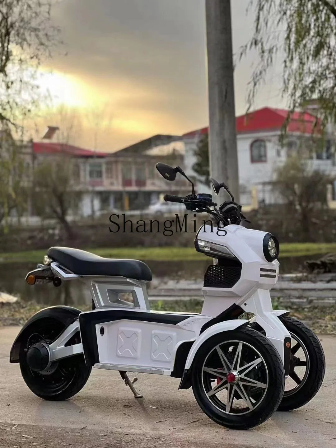 ZYH Three-Wheeled New Electric Motorcycle Battery Car Men'S and Women'S Sports Car Off-Road Vehicle