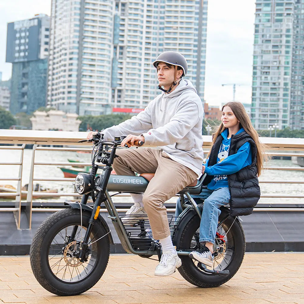 Coswheel Electric Bike CT20 1500W Motorcycle 20Inch Fatbike Ebike Mountain Bike 48V 25AH Bikes Adult Electric Bicycle Motocycles