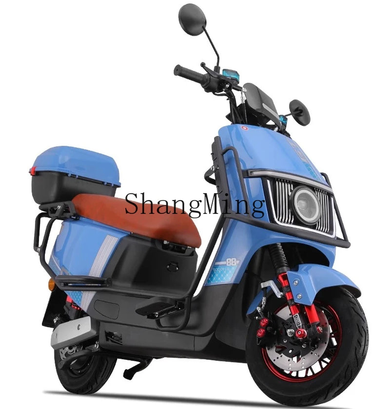ZYH New Looking up Electric Motorcycle Takeaway Long-Distance Running King High-Power Electric Motorcycle