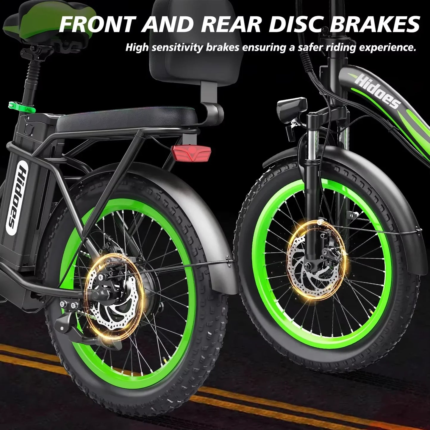 Folding Electric Bike 750W Powerful Motor 48V13AH Waterproof Lithium Battery E Bike Adult Mountain 20 Inch Tire Electric Bicycle