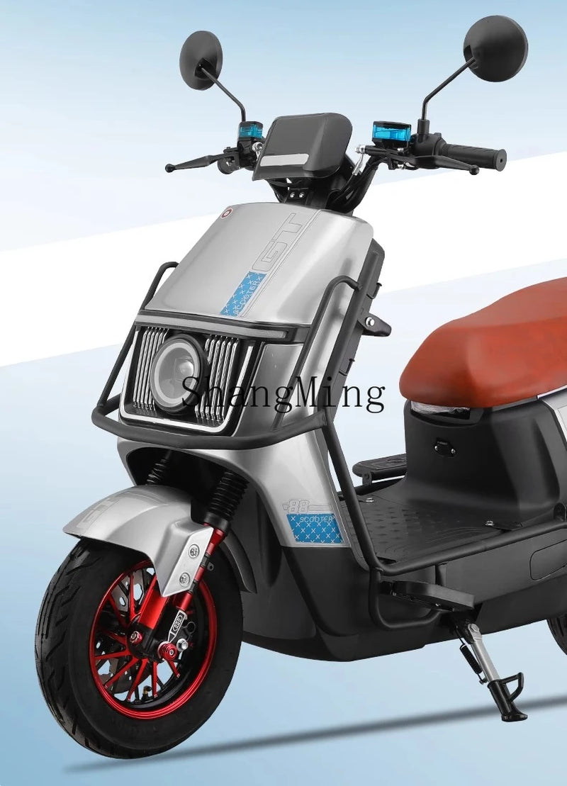 ZYH New Looking up Electric Motorcycle Takeaway Long-Distance Running King High-Power Electric Motorcycle