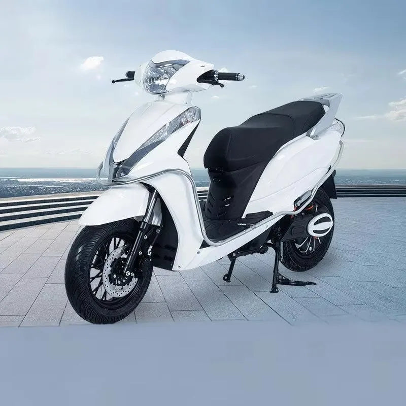 1800W Lead-Acid Battery Two-Wheeled Electric Motorcycle for Adults Streetbikes Max Speed 60Km/H 60V Power