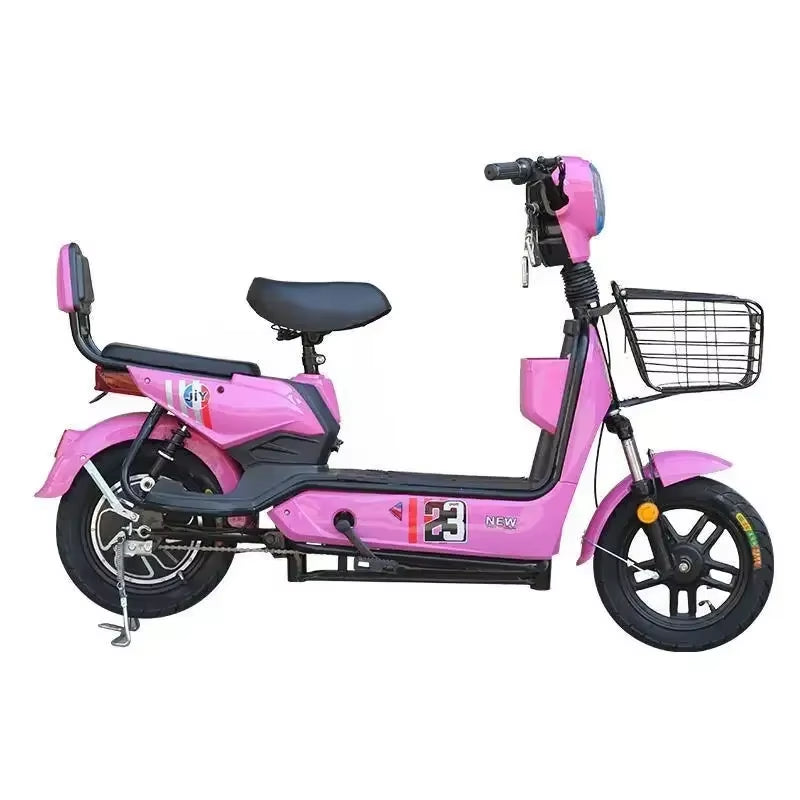 Smart Electric Scooter with Remote Control Anti-Theft Key - 350W 48V 12AH Portable Mobility Scooter