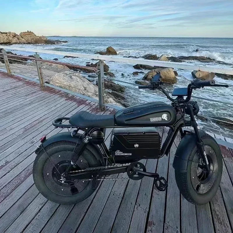 Hydraulic Brake1500W Motorbikes 60AH Ebike Adult Road Electric Bicycle 20 Inch Off-Road Fat Tyre Electric Bike Tandem ZPW Ebikes