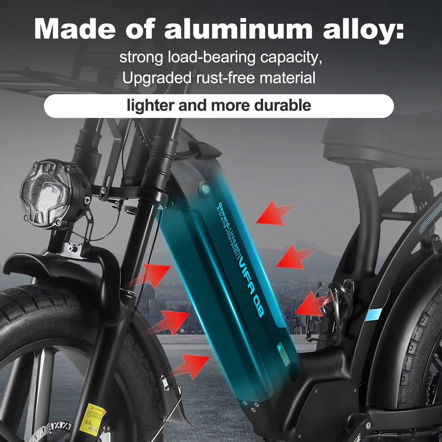 OUXI Electric Bike for Adults, 20" Ebike 750W 31 MPH, 48V 20Ah Battery, Mountain Bike UL2849