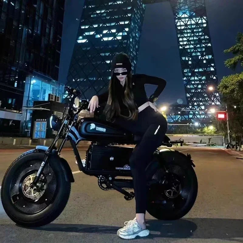 Hydraulic Brake1500W Motorbikes 60AH Ebike Adult Road Electric Bicycle 20 Inch Off-Road Fat Tyre Electric Bike Tandem ZPW Ebikes