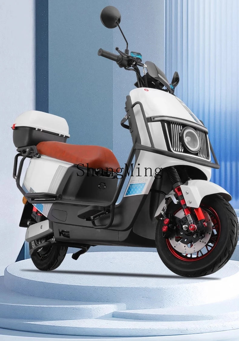 ZYH New Looking up Electric Motorcycle Takeaway Long-Distance Running King High-Power Electric Motorcycle
