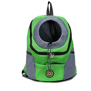 Outdoor Pet Dog Carrier Bag Portable Travel Backpack Front Bag Double Shoulder Mesh Backpack Head Carrying Bags For Cat