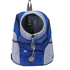 Outdoor Pet Dog Carrier Bag Portable Travel Backpack Front Bag Double Shoulder Mesh Backpack Head Carrying Bags For Cat