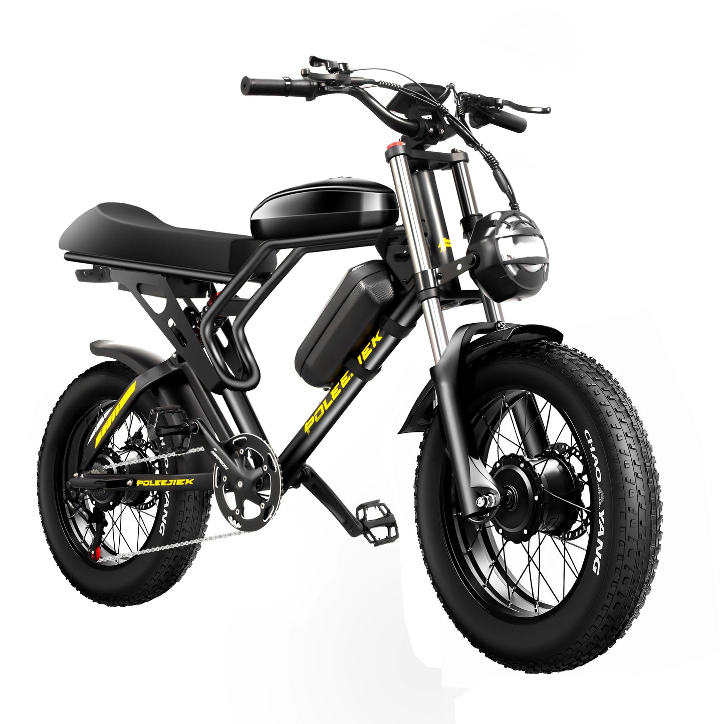 3000W 40MPH Electric Bike with 25.6Ah Battery 20"×4"Fat Tire Ebike for Adults 100Miles Electric Bicycles