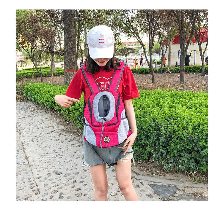Dog Carrier Bag Pet Dog Transport Backpack For Small Dogs Travel Breathable Dog Carrier Puppy Carrier Pets Carrying Supplies