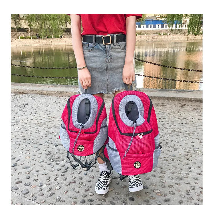 Dog Carrier Bag Pet Dog Transport Backpack For Small Dogs Travel Breathable Dog Carrier Puppy Carrier Pets Carrying Supplies