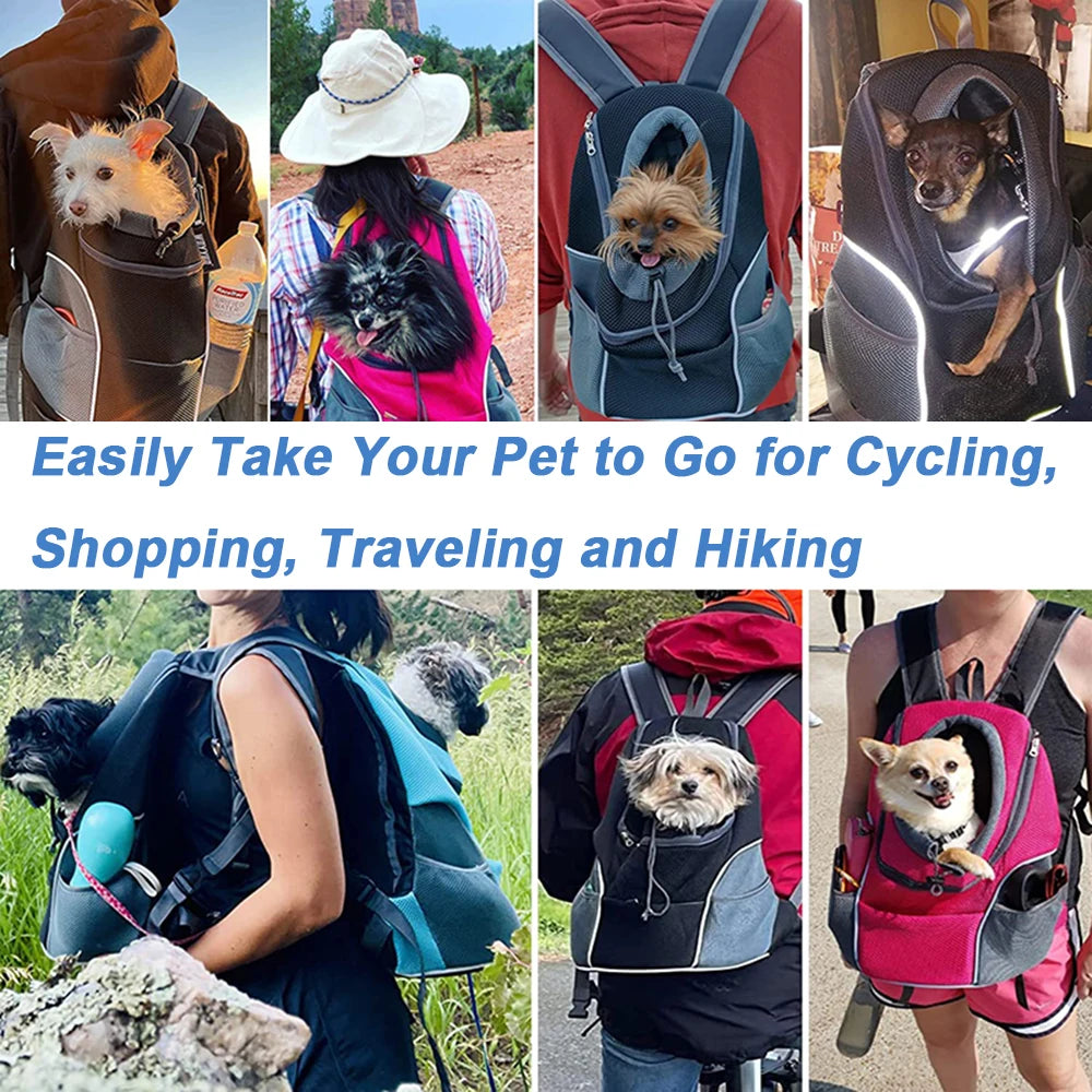 Dog Carrier Bag Pet Dog Transport Backpack For Small Dogs Travel Breathable Dog Carrier Puppy Carrier Pets Carrying Supplies