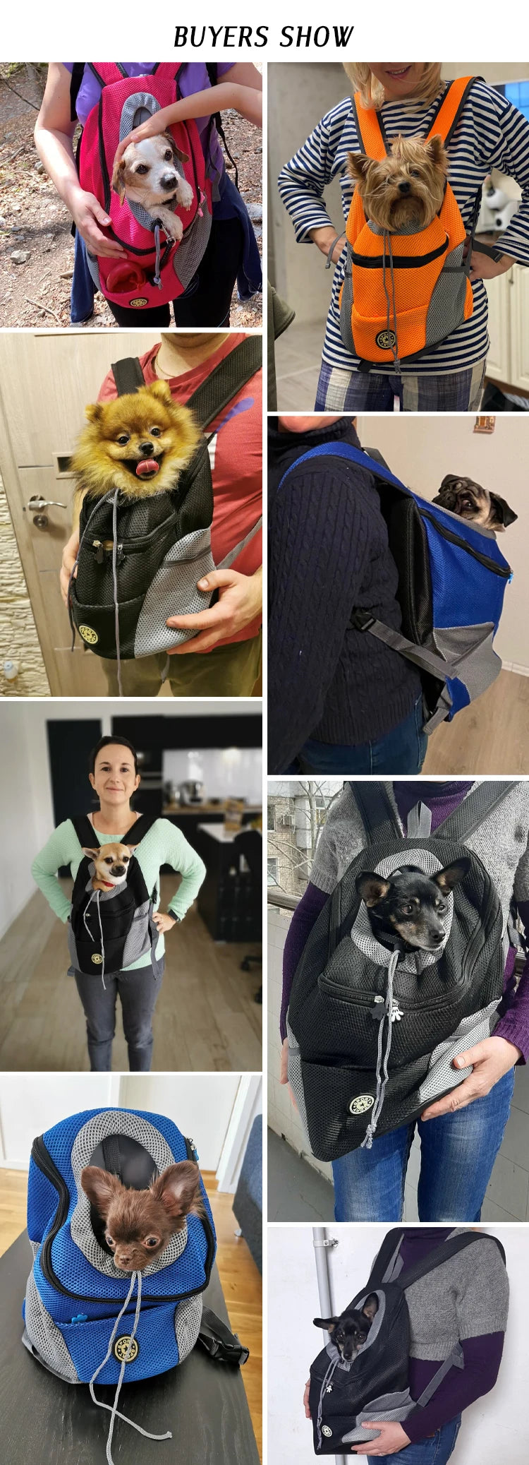 Dog Carrier Bag Pet Dog Transport Backpack For Small Dogs Travel Breathable Dog Carrier Puppy Carrier Pets Carrying Supplies