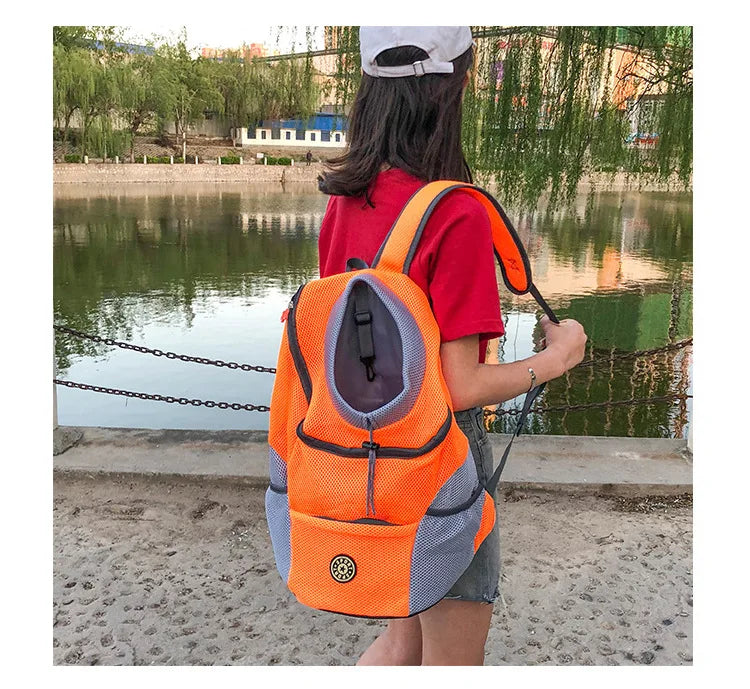 Dog Carrier Bag Pet Dog Transport Backpack For Small Dogs Travel Breathable Dog Carrier Puppy Carrier Pets Carrying Supplies