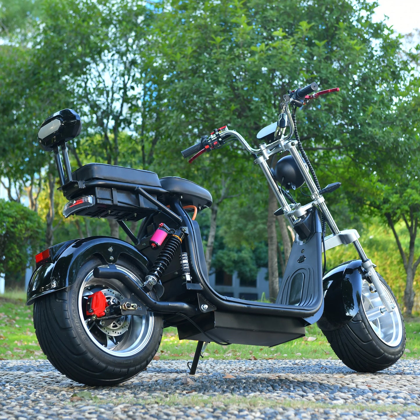 Citycoco Electric Motorcycle 4000W Powerful Motor 18 Inch Tire Max Speed 70-80KM/H 60V25AH Battery Charging Mileage 40-60KM
