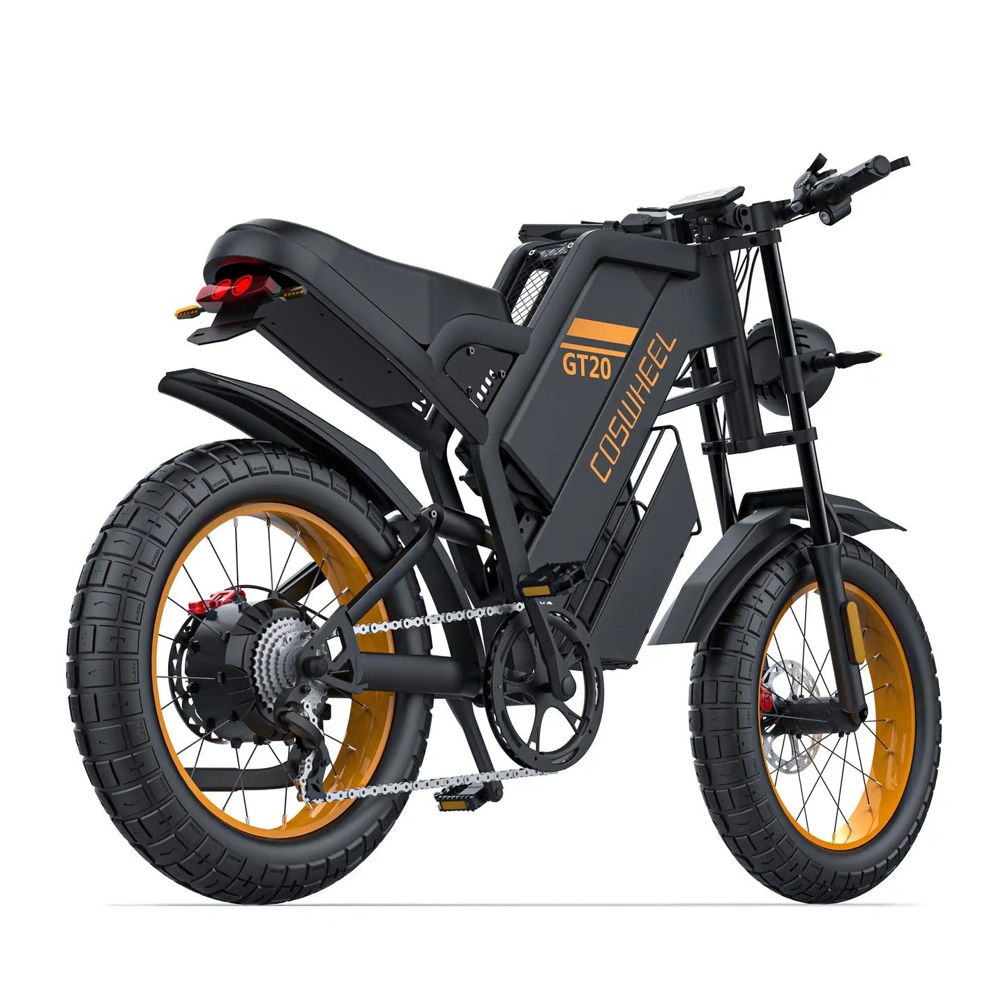 Coswheel GT20 Electric Motorcycle Mountain Bike for Adults 20 Inch 1000W 48V Electric Bike Adult Motorcycle Fenders Are Present