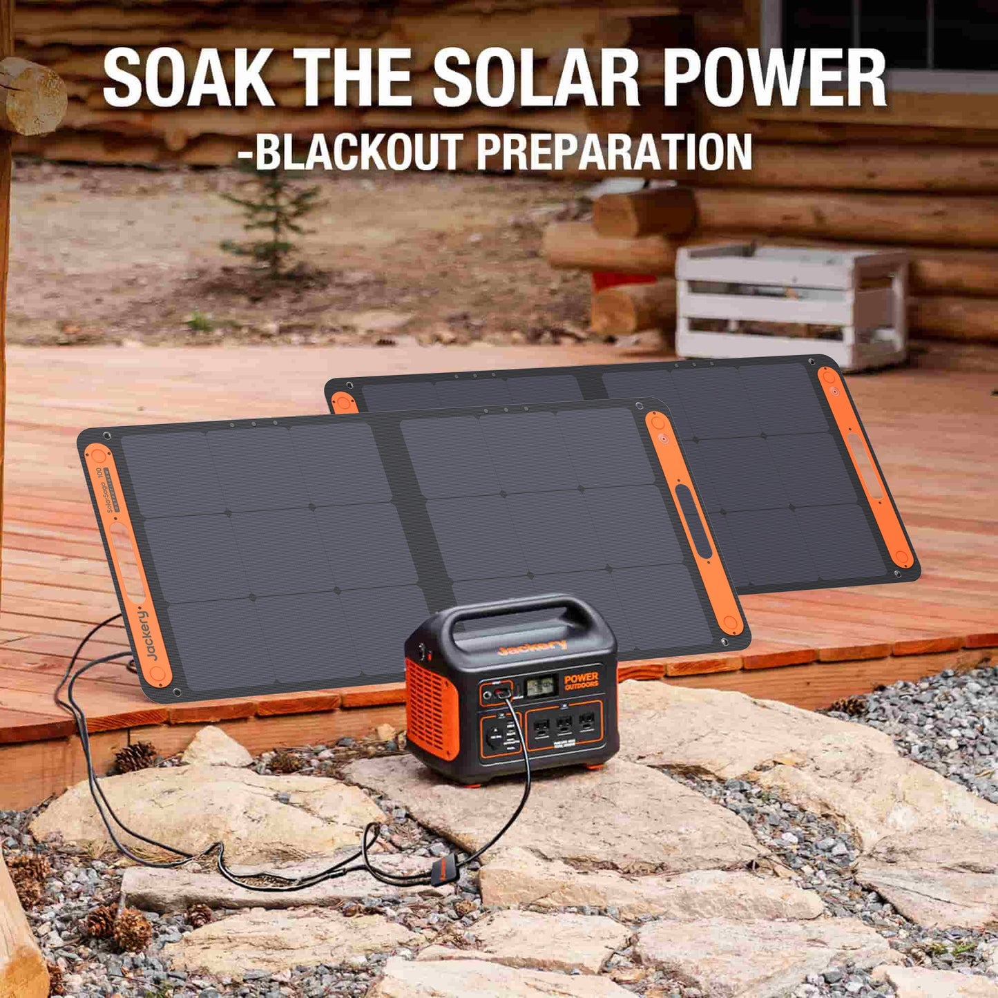 SolarSaga Portable & Foldable Solar Panel 100W
