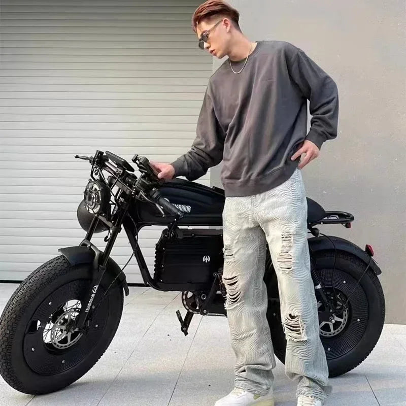 Hydraulic Brake1500W Motorbikes 60AH Ebike Adult Road Electric Bicycle 20 Inch Off-Road Fat Tyre Electric Bike Tandem ZPW Ebikes