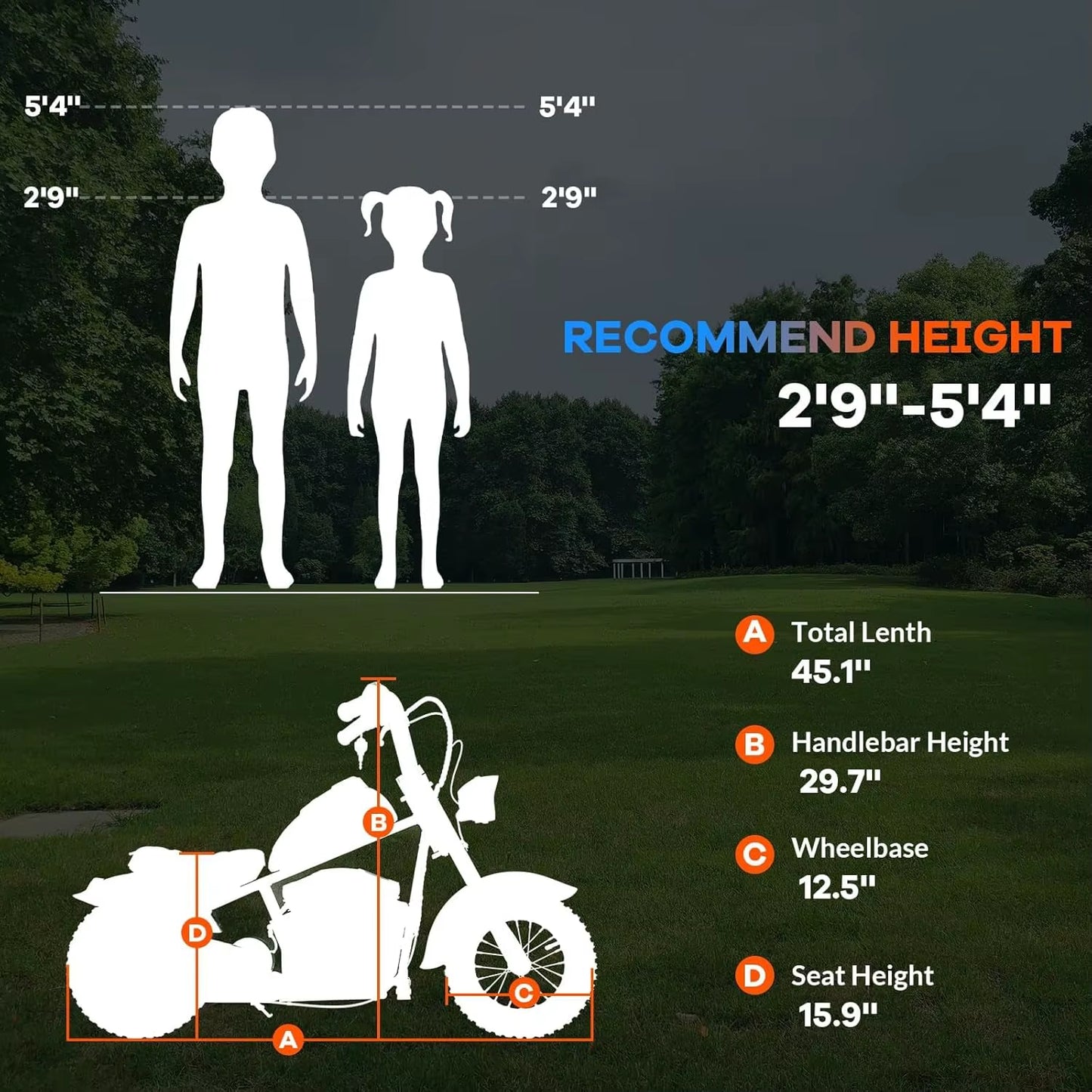 24V Electric Dirt Bike, 250W Electric Motorcycle W/Led Light, Leather Seat- Two Speed Max up to 14MPH & 60 Minutes Motorbike