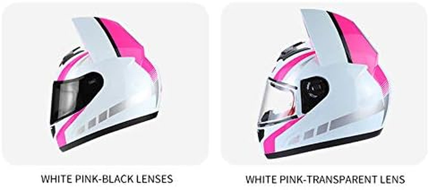 Personalized Cool Cat Ear Electric Motorcycle Helmet Winter Full Helmet Men and Women Racing Shaped Motorcycle Helmet