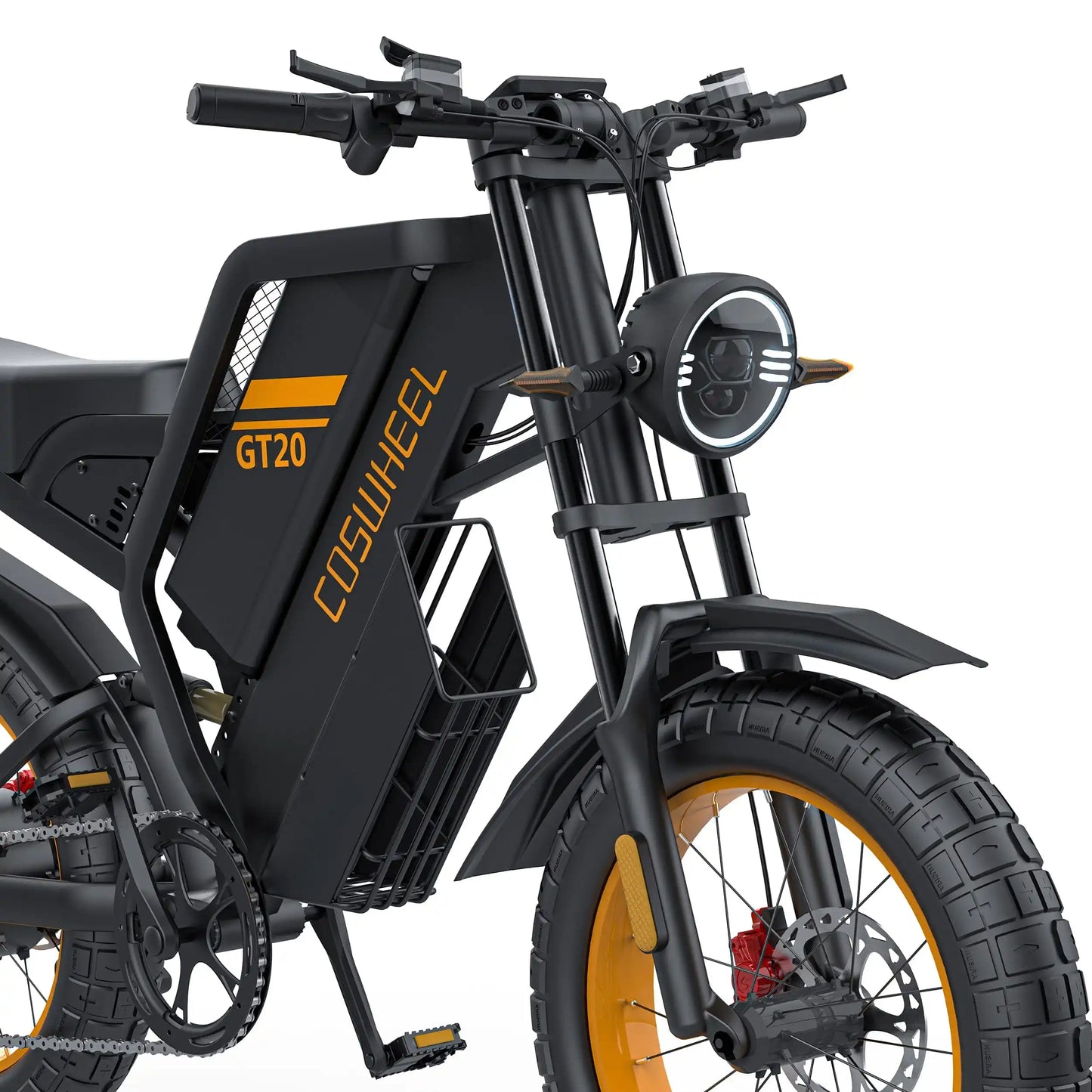 Coswheel GT20 Electric Motorcycle Mountain Bike for Adults 20 Inch 1000W 48V Electric Bike Adult Motorcycle Fenders Are Present