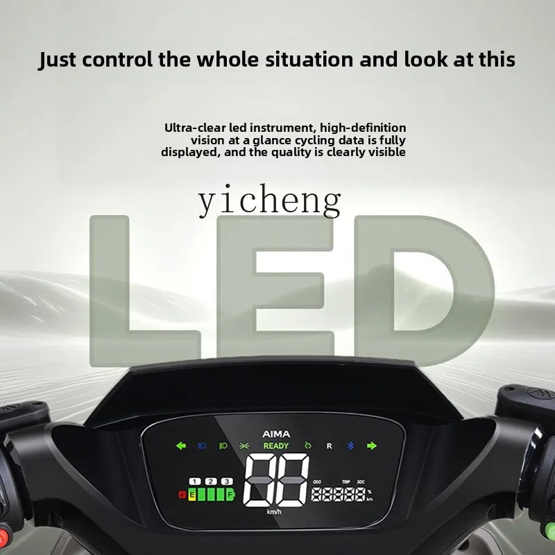 TQH Electric Vehicle Lead Acid Battery Lightweight Adult Mobility Fashion Electric Motorcycle