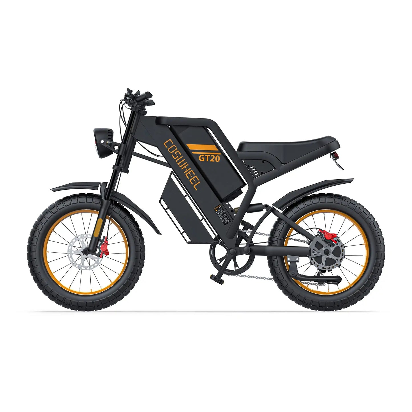 Coswheel GT20 Electric Motorcycle Mountain Bike for Adults 20 Inch 1000W 48V Electric Bike Adult Motorcycle Fenders Are Present
