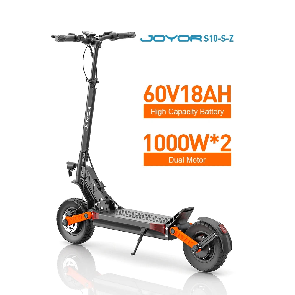 JOYOR S10S-Z Electric Scooter 2*1000W Dual Drive Super Endurance Cruise Function Foldable Shock-Absorbing Electric Scooter