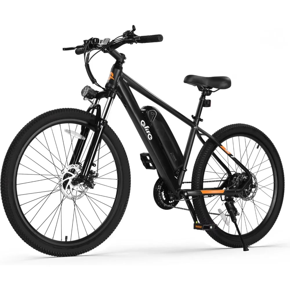 Adult Electric Bicycle -21 Speed Mountain Light Electric Bicycle, Equipped with Peak 750W 22MPH Brushless Motor, 375Wh