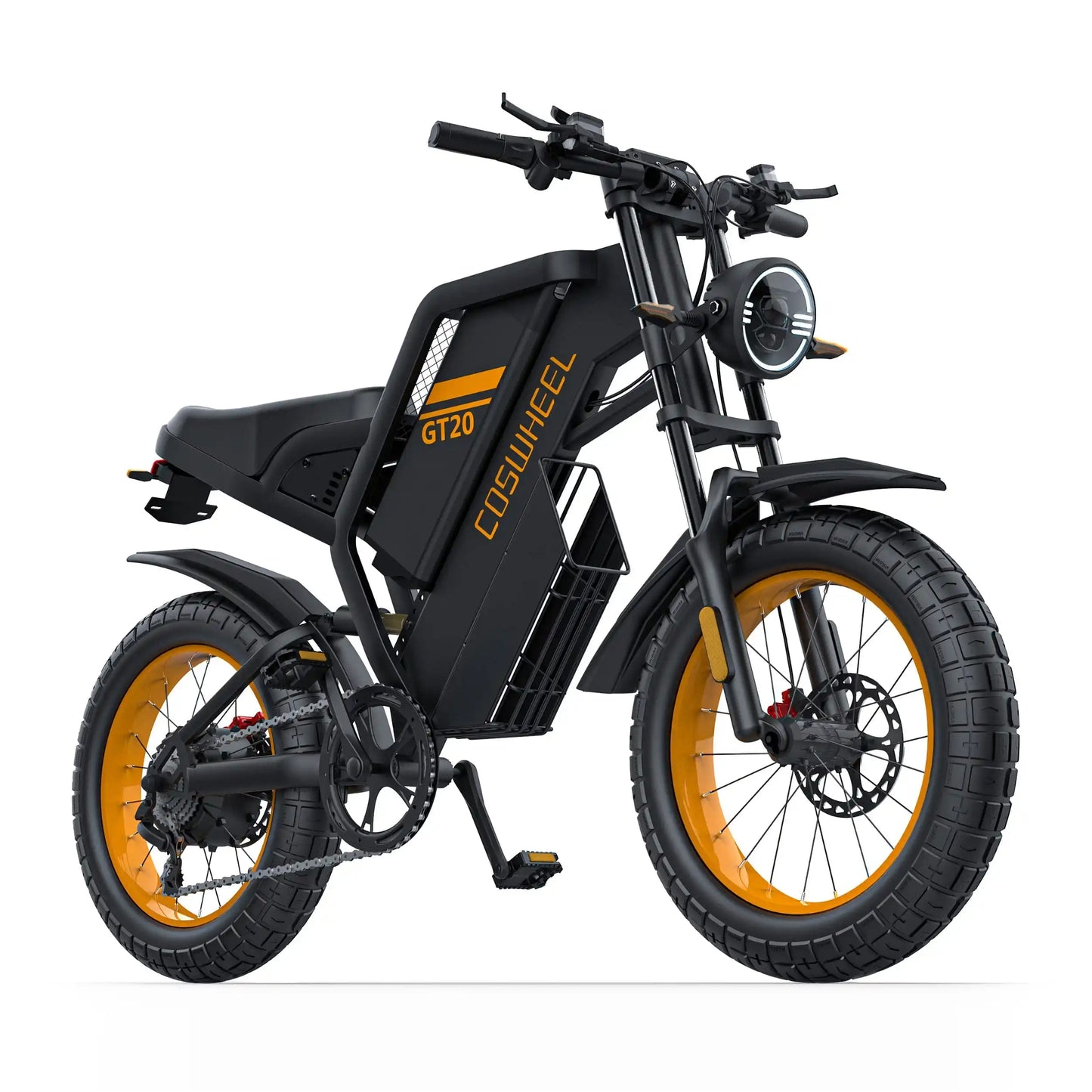 Coswheel GT20 Electric Motorcycle Mountain Bike for Adults 20 Inch 1000W 48V Electric Bike Adult Motorcycle Fenders Are Present