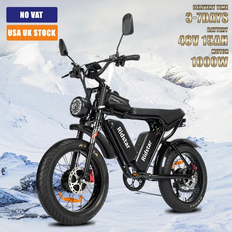 Electric Bicycle 2000W Powerful Dual Motor 52V 40Ah Dual Battery Q20 Ebike Motorcycle Mountain 20X4.0 Fat Tire Electric Bike