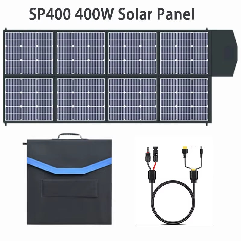 XP1000 1024Wh 220V 1800W(110V 1600W) Portable Power Station, Lifepo4 Battery, UPS Function, 400W 200W Foldable Solar Panel
