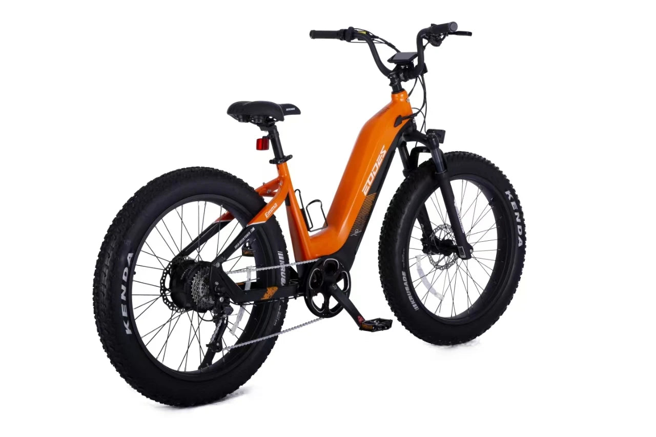 HEZZO Electric Bike for Adults 750W Peak Motor 20MPH Ebike 52V 17AH Battery Adult Electric Bicycles 26" X 4.0 Fat Tires 60 Miles