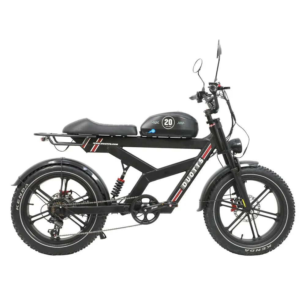DUOTTS F20 20" Retro Electric Dirt Bike 750W Motor 52V 27Ah Battery