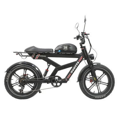 DUOTTS F20 20" Retro Electric Dirt Bike 750W Motor 52V 27Ah Battery
