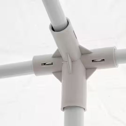 10 Ft. X 20 Ft. White Pop-Up Canopy Wedding Party Canopy Tent Outdoor Gazebo with 6-Removable Sidewalls