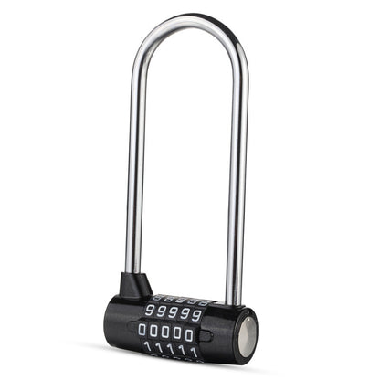 U-shaped lock door handle combination lock padlock