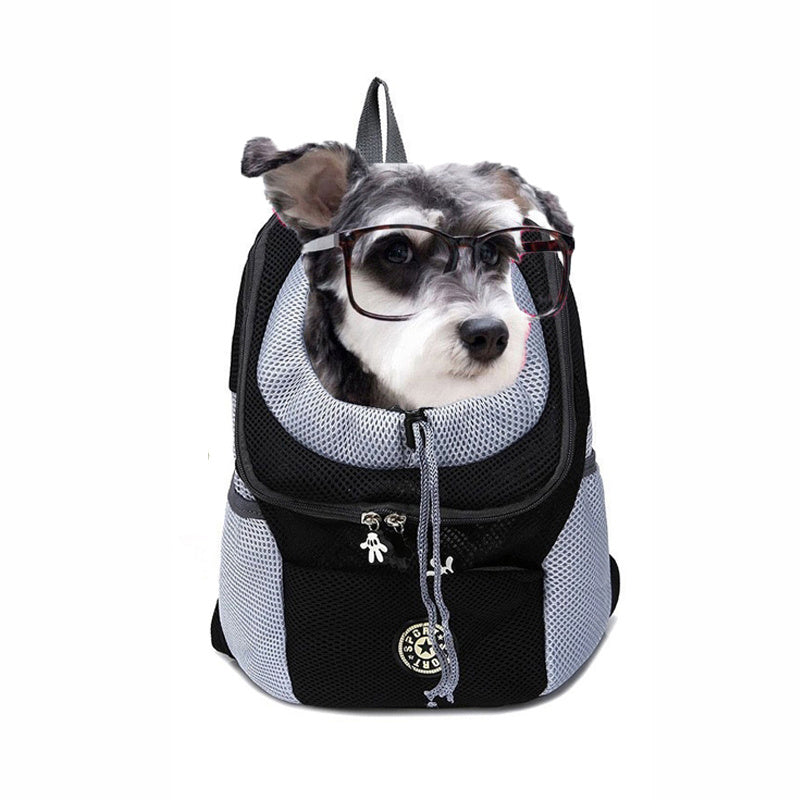 Dogs Backpack Out Double Shoulder Portable Travel Backpack