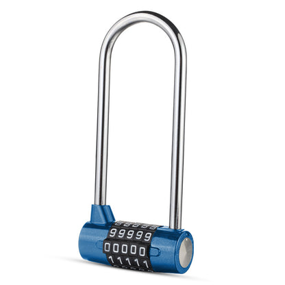 U-shaped lock door handle combination lock padlock