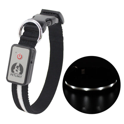 Pet waterproof LED charging collar