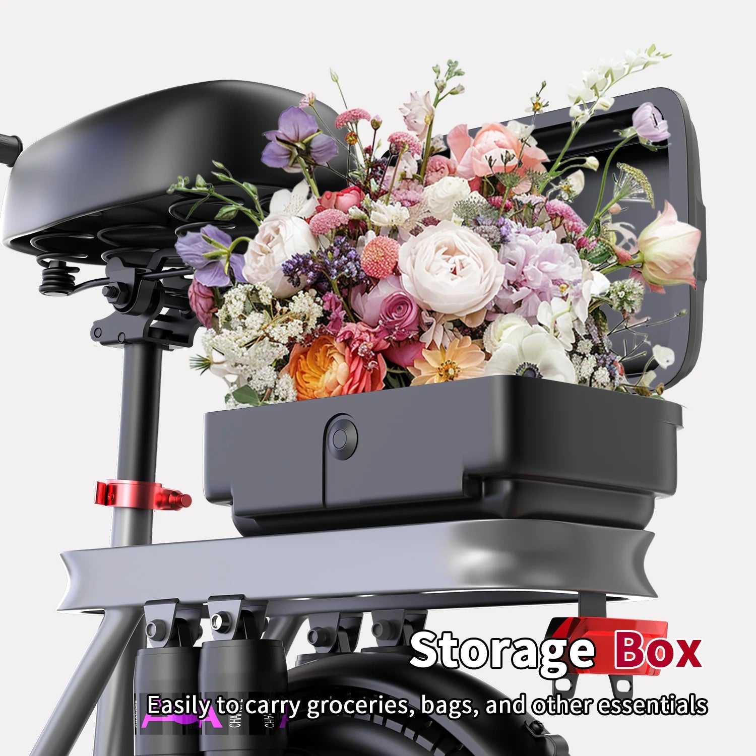 Electric Scooter for Adults, 700W Peak Motor, 48V 15Ah Battery,300Lbs Max Load,Foldable Commuting Motor Scooter Adjustable Seat